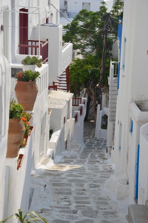 Апартаменты White And Grey Chora Mykonos Town Экстерьер фото